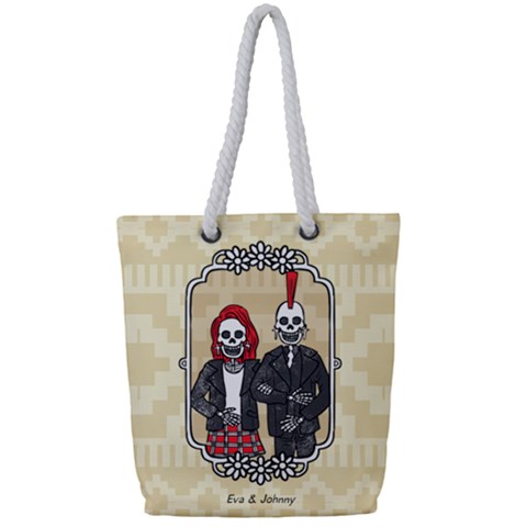 Full Print Rope Handle Tote (Small) 