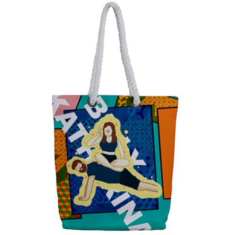 Full Print Rope Handle Tote (Small) 