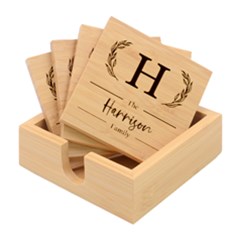 Bamboo Coaster Set 