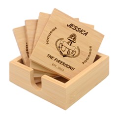 Bamboo Coaster Set 