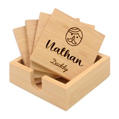 Bamboo Coaster Set 