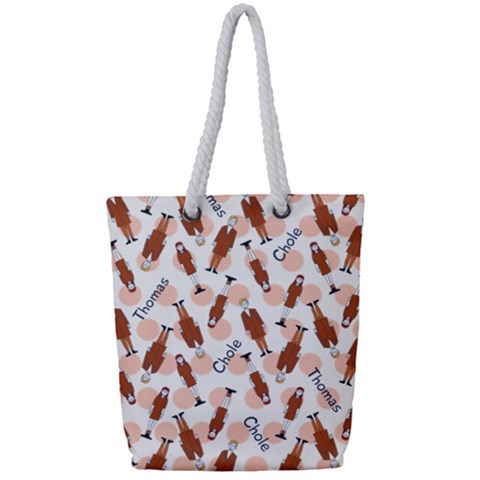 Full Print Rope Handle Tote (Small) 