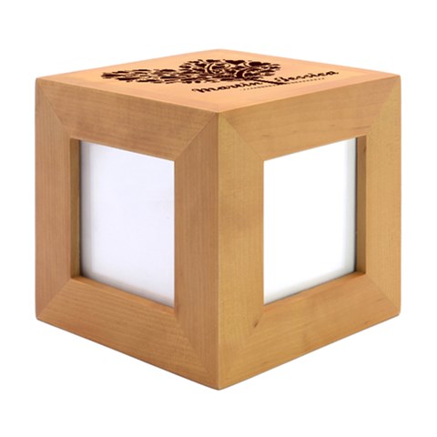 Wood Photo Frame Cube 