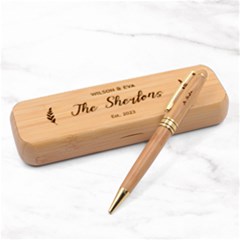 Personalized Wedding Name - Alderwood Pen Set