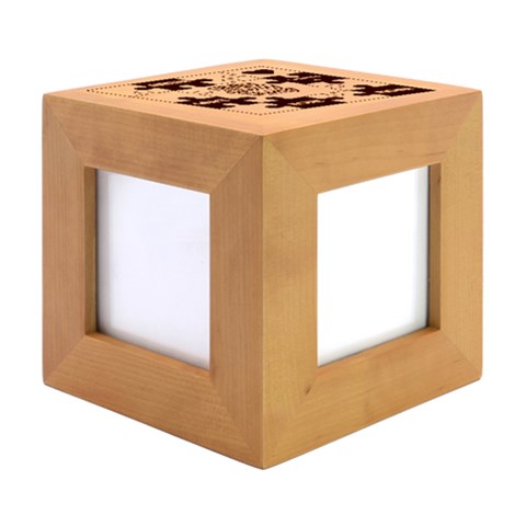 Wood Photo Frame Cube 