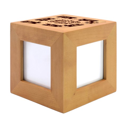 Wood Photo Frame Cube 