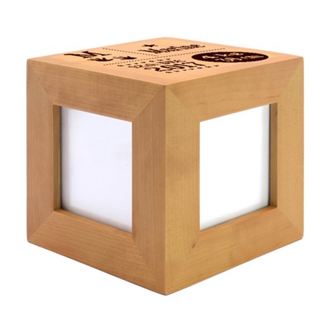 Wood Photo Frame Cube 