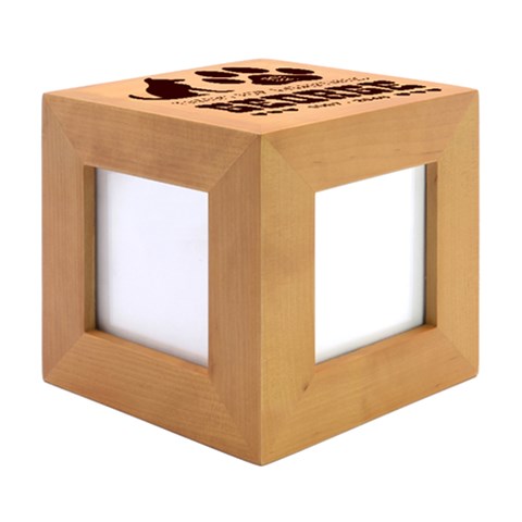 Wood Photo Frame Cube 