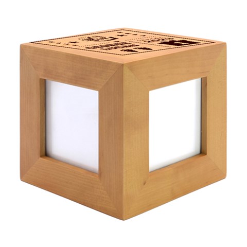 Wood Photo Frame Cube 