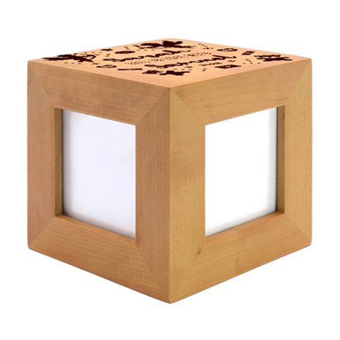 Wood Photo Frame Cube 