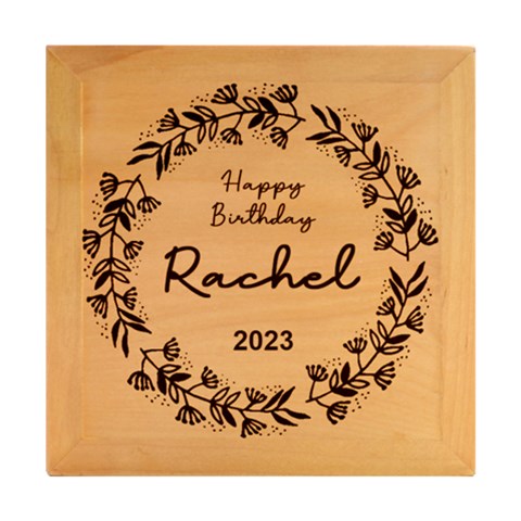 Wood Photo Frame Cube 