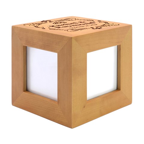 Wood Photo Frame Cube 