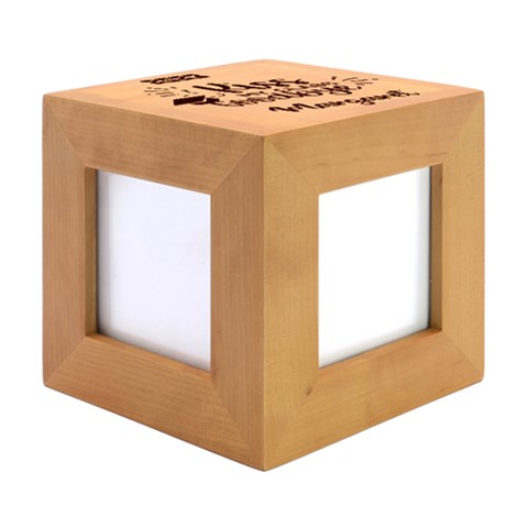 Wood Photo Frame Cube 