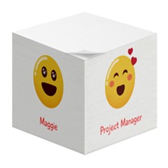 Personalized Name Emoji - Paper Note Cube