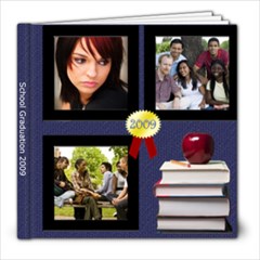 School Graduation Sample PhotoBook - 8x8 Photo Book (20 pages)