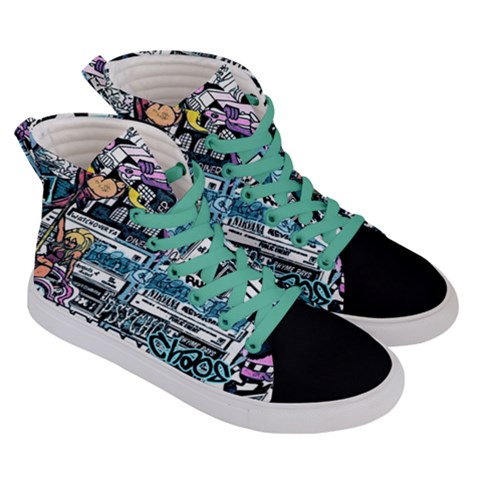 Women s Hi-Top Skate Sneakers 