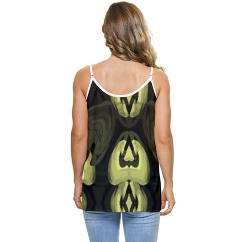 Casual Spaghetti Strap Chiffon Top 