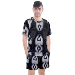 Men s Mesh T-Shirt and Shorts Set