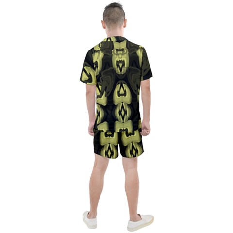 Men s Mesh T-Shirt and Shorts Set 