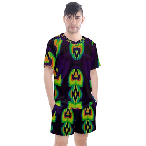 Men s Mesh T-Shirt and Shorts Set 