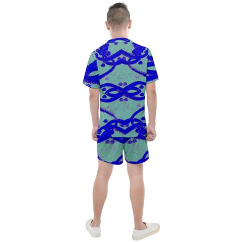 Men s Mesh T-Shirt and Shorts Set 