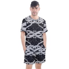 Men s Mesh T-Shirt and Shorts Set