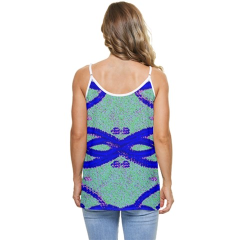 Casual Spaghetti Strap Chiffon Top 