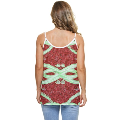 Casual Spaghetti Strap Chiffon Top 