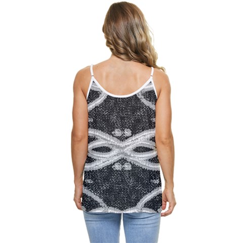 Casual Spaghetti Strap Chiffon Top 