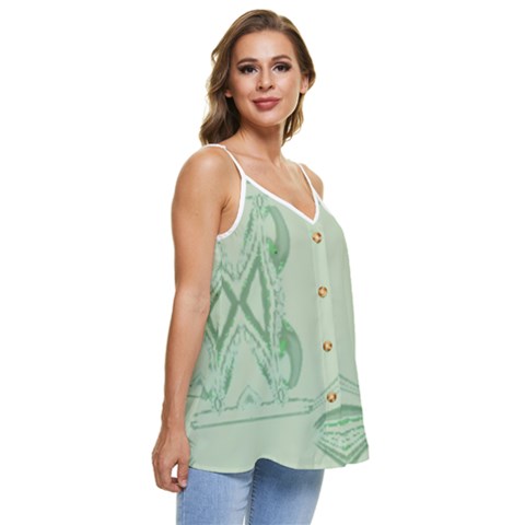 Casual Spaghetti Strap Chiffon Top 