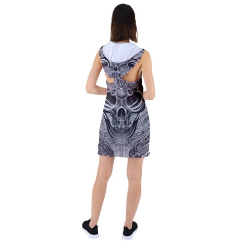 Racer Back Hoodie Dress 