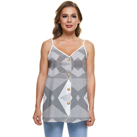 Casual Spaghetti Strap Chiffon Top 
