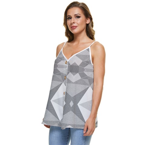Casual Spaghetti Strap Chiffon Top 