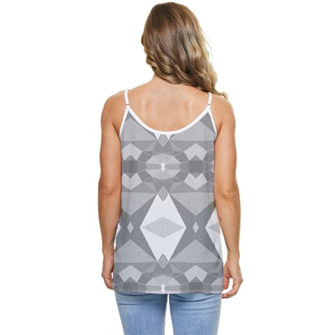 Casual Spaghetti Strap Chiffon Top 