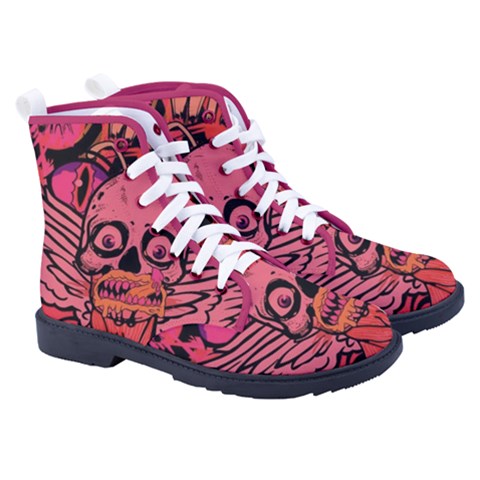 Kid s High-Top Canvas Sneakers 