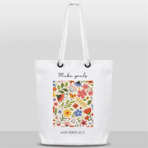 Full Print Rope Handle Tote (Small) 