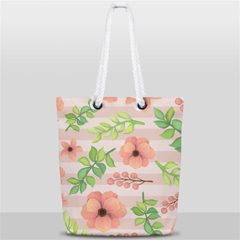 Full Print Rope Handle Tote (Small) 