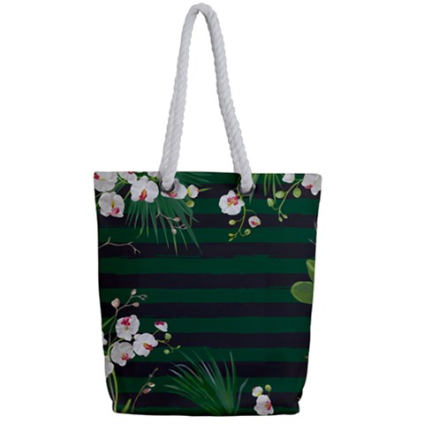 Full Print Rope Handle Tote (Small) 