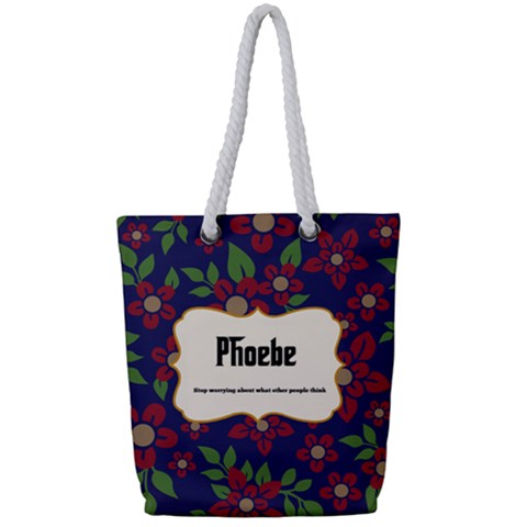 Full Print Rope Handle Tote (Small) 