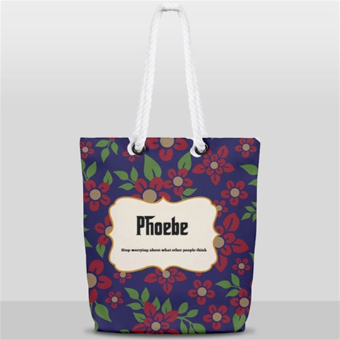 Full Print Rope Handle Tote (Small) 