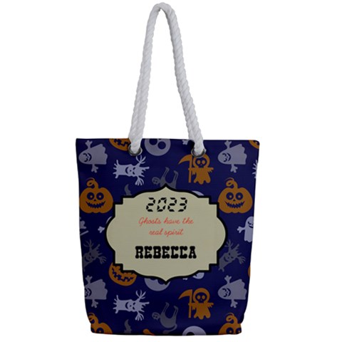 Full Print Rope Handle Tote (Small) 