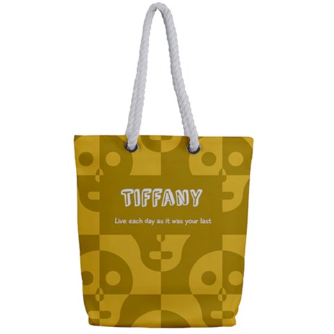 Full Print Rope Handle Tote (Small) 