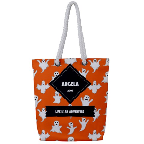 Full Print Rope Handle Tote (Small) 