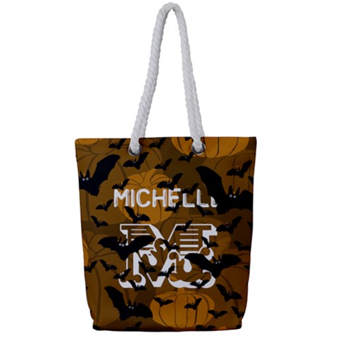 Full Print Rope Handle Tote (Small) 