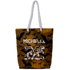 Halloween Pattern - Full Print Rope Handle Tote (Small)