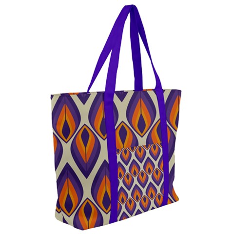 Zip Up Canvas Bag 