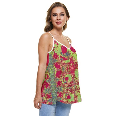 Casual Spaghetti Strap Chiffon Top 