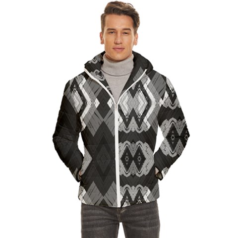 Men s Hooded Quilted Jacket 