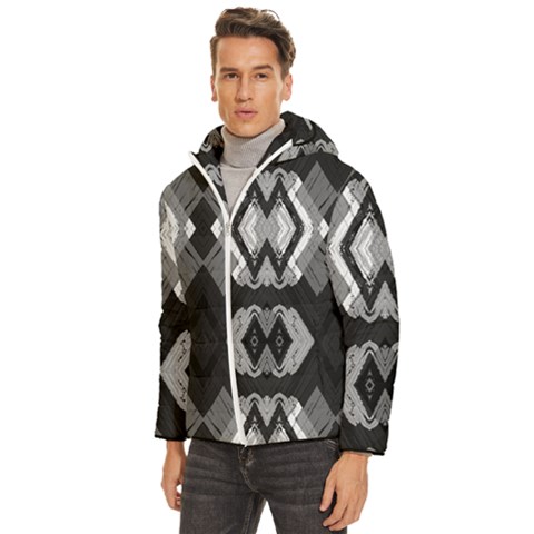 Men s Hooded Quilted Jacket 