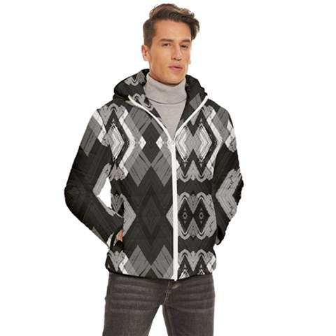 Men s Hooded Quilted Jacket 